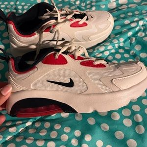 size 13c color white with red and it was never used and the price is 50 $